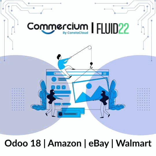 How Fluid22 Simplified Multichannel Selling by Connecting Odoo 18 with Amazon, eBay, and Walmart