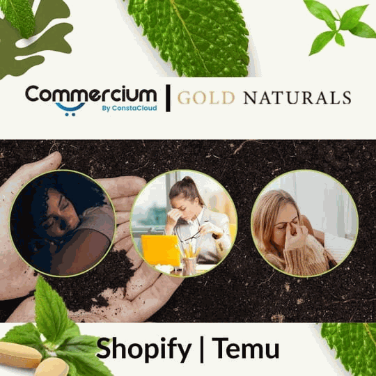 Gold Natural Hemp Logo